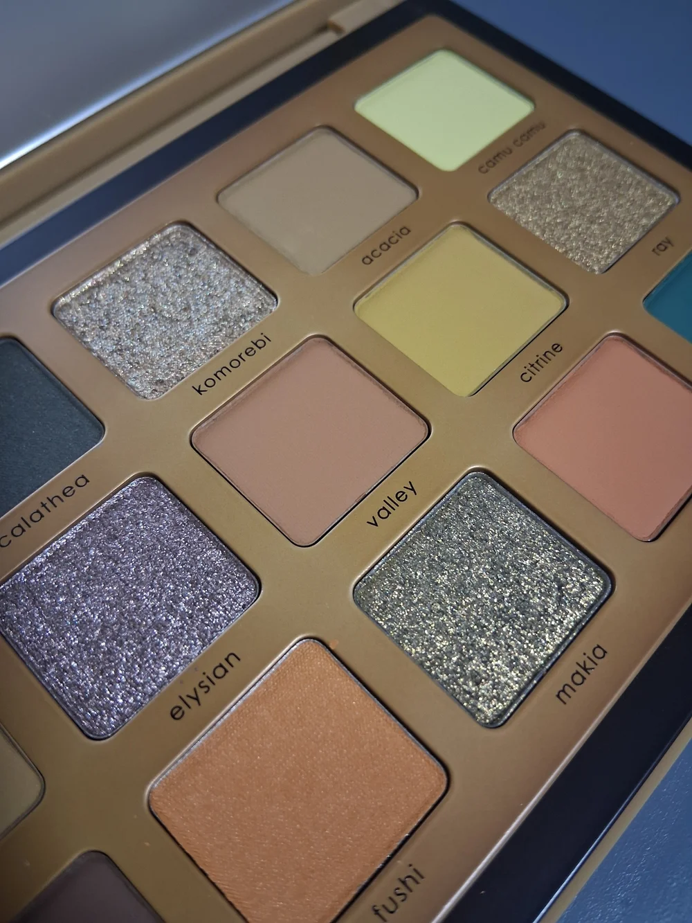 Natasha Denona Yucca Eyeshadow Palette - Yellow & Gold Tones